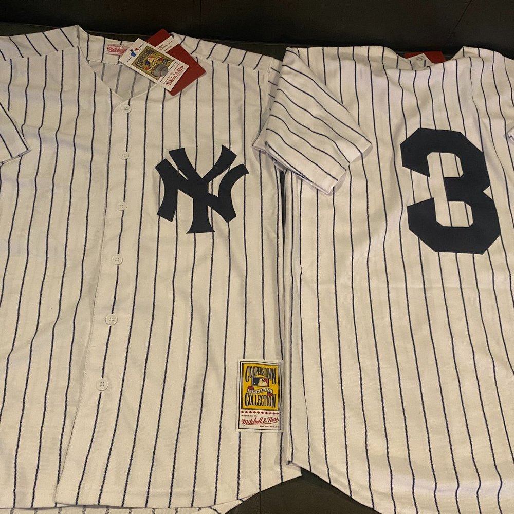 MITCHELL and NESS 1929 NY YANKEES BABE RUTH Men's JERSEY Sz M,L,XL,2X,3X NWT